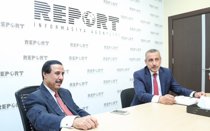 Qatari Ambassador visits Report News Agency