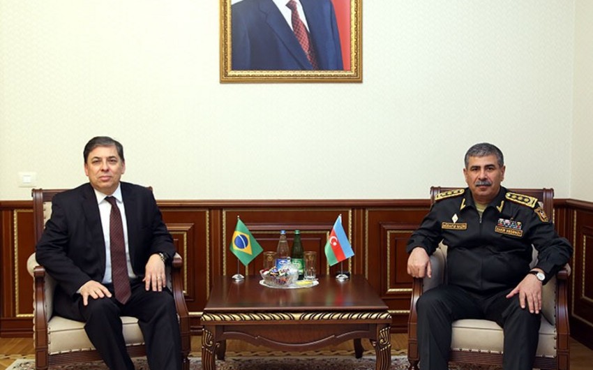 Zakir Hasanov meets with incoming Brazil ambassador to Azerbaijan