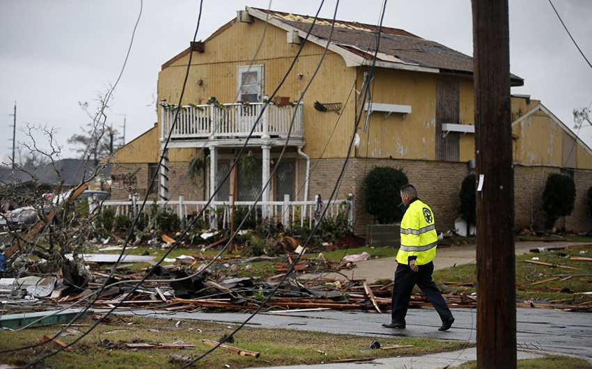 В США один человек погиб и 25 пострадали из-за сильного торнадо