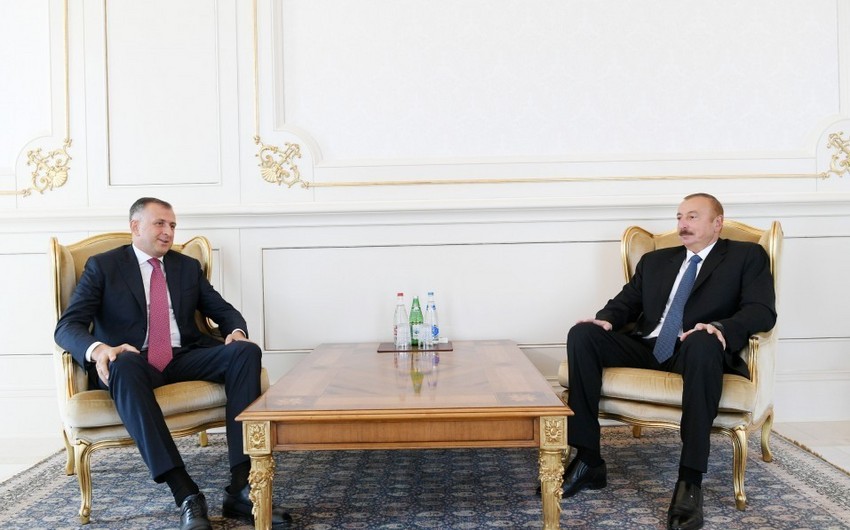 President Ilham Aliyev received credentials of incoming Georgian ambassador