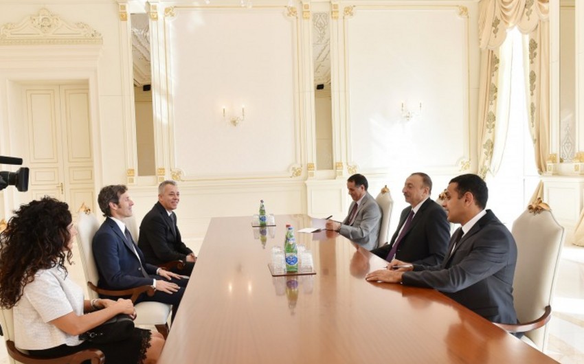 President Ilham Aliyev receives Captains Regent of San Marino