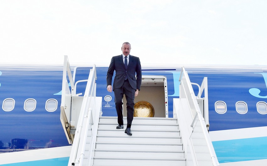 President Ilham Aliyev leaves for Sochi