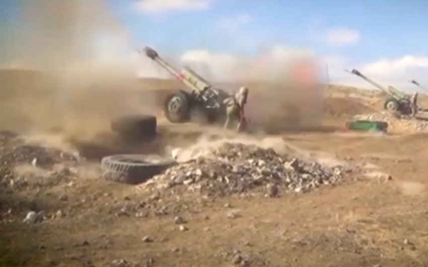 Artillery units of Azerbaijani army deliver crushing blows to enemy