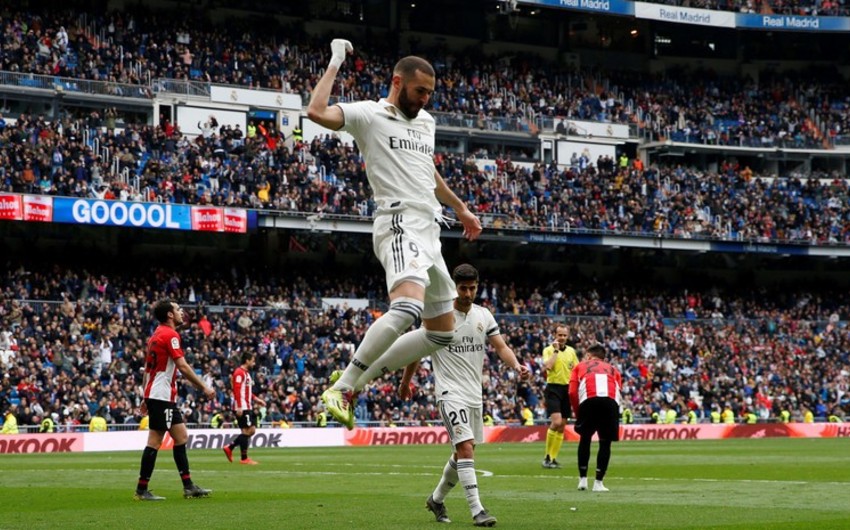 Чемпионат Испании: Хет-трик Бензема помог Реалу обыграть Атлетик
