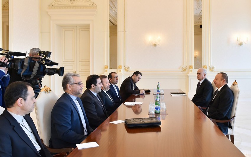 President Ilham Aliyev receives delegation led by Iranian Minister of Information and Communications Technology