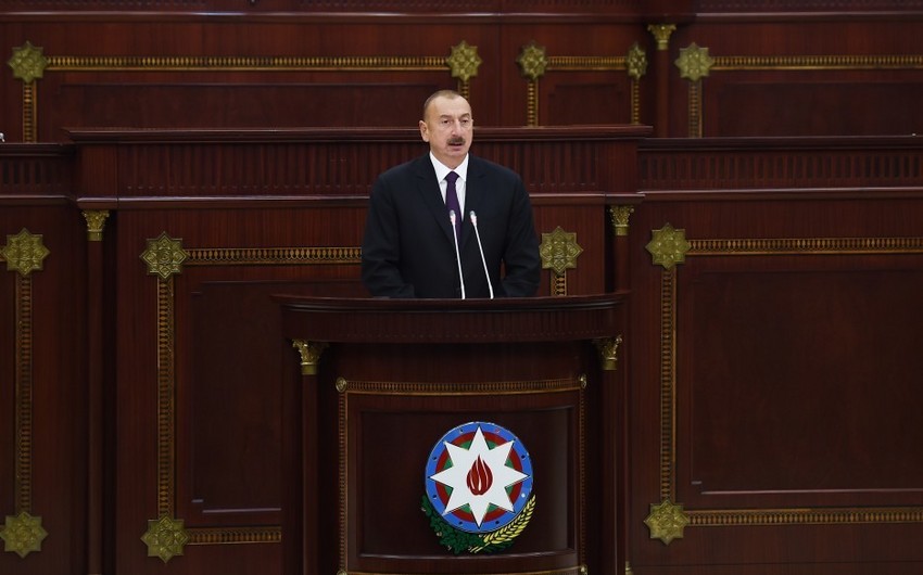 Ильхам Алиев: У Армении есть один путь выхода из тяжелой ситуации - освобождение наших земель