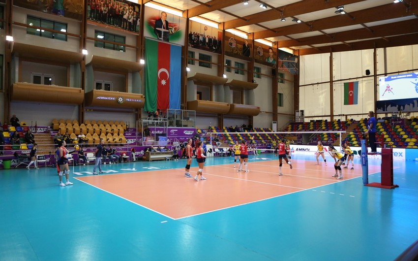 Voleybol üzrə Azərbaycan Kubokunda qrup mərhələsinin son oyunları keçirilib