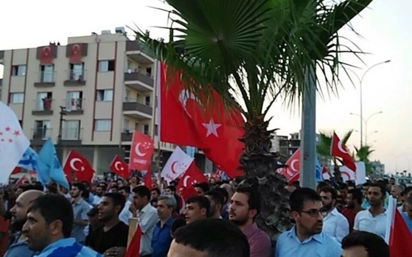 У базы Инджирлик в Турции cостоялась акция протеста