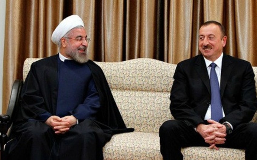Azərbaycan və İran prezidentləri arasında görüş olub