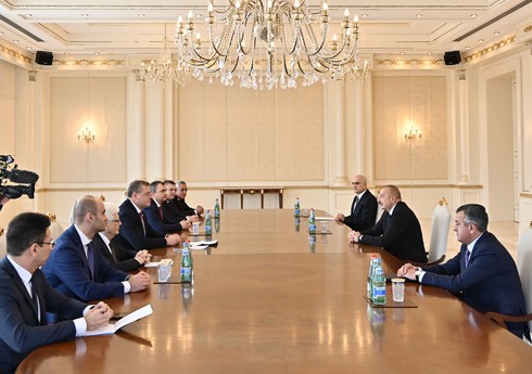 Президент Азербайджана принял делегацию во главе с губернатором Астраханской области