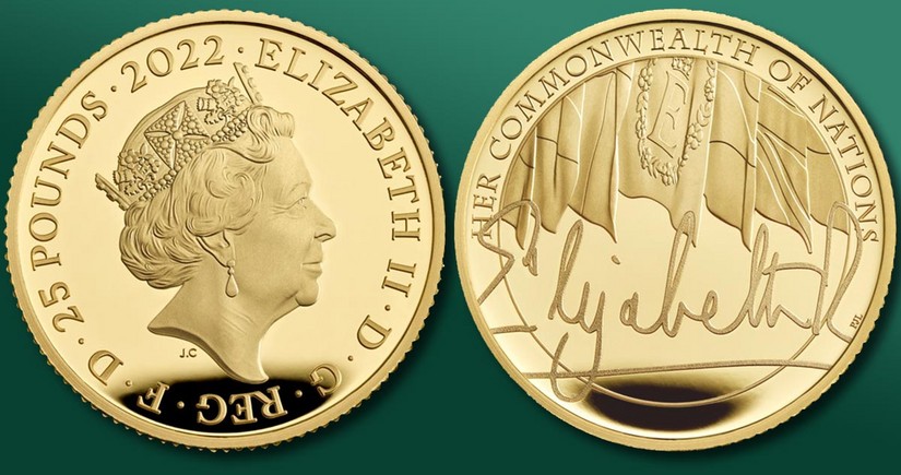 В Великобритании впервые выпустят монеты с факсимиле Елизаветы II