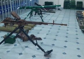 Weapons thrown by enemy in Sugovushan found