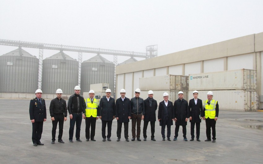 Председатель правления ЗАО Азербайджанские Железные Дороги посетил Бакинский Международный Морской Торговый порт Говсан