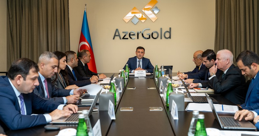 “AzerGold”da hasilatın pay bölgüsü haqqında Saziş üzrə yeni Rəhbər komitənin ilk iclası keçirilib