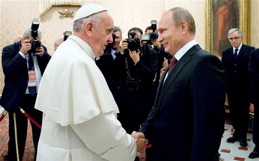 Путин и папа Франциск обсудили защиту христиан в зоне конфликтов
