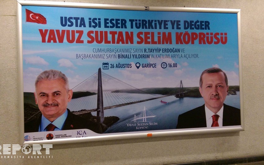 İstanbul üçüncü “Asma körpü”nün açılışına hazırlaşır - FOTO