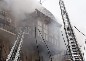 Fire breaks out in central street of Baku - PHOTO - VIDEO - UPDATED