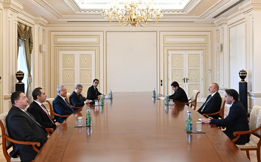 President of Azerbaijan Ilham Aliyev receives Speaker of House of Representatives of Egyptian Parliament