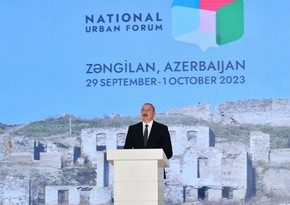 Prezident: İkinci Qarabağ müharibəsindən sonra bərpa işlərinə 7 milyard ABŞ dolları sərf edilib