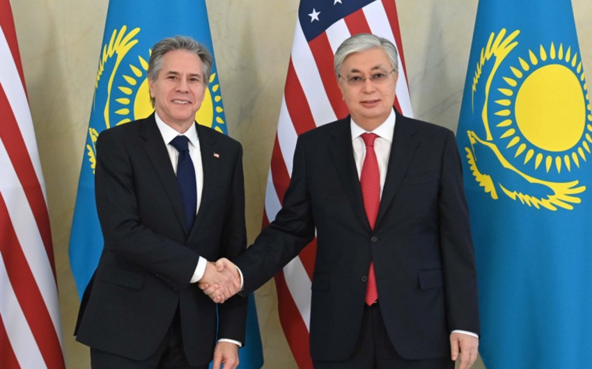 Президент Казахстана принял госсекретаря США
