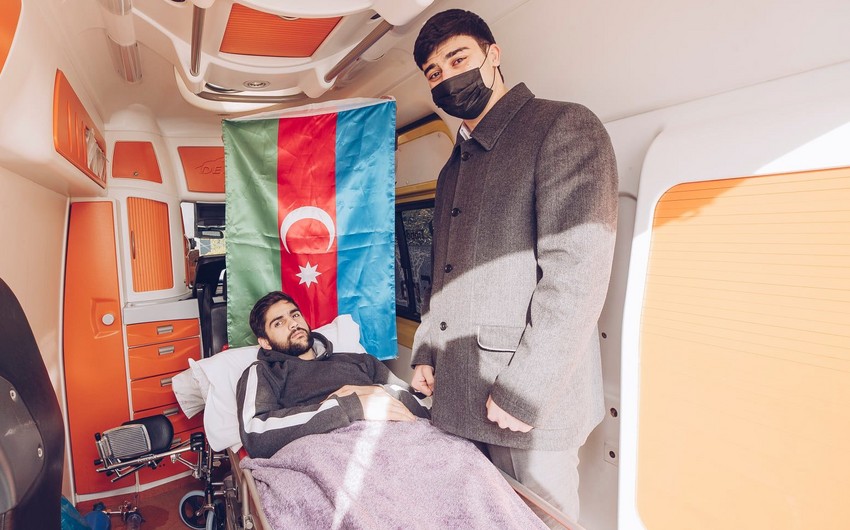 Фонд YAŞAT отправил на лечение в Турцию еще 10 раненых ветеранов войны