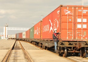 Движущийся из Китая в Грузию первый в этом году блок-поезд отправился из Баку