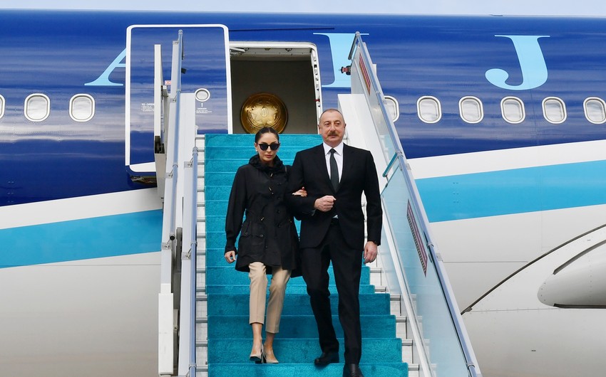 President of Azerbaijan Ilham Aliyev arrives in Türkiye for working visit 