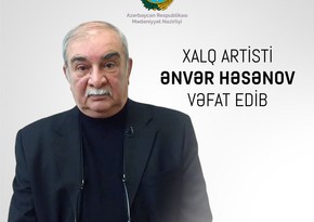 Nazirlik: Ənvər Həsənovun kinematoqrafiyanın inkişafında xidmətləri yüksək qiymətləndirilib