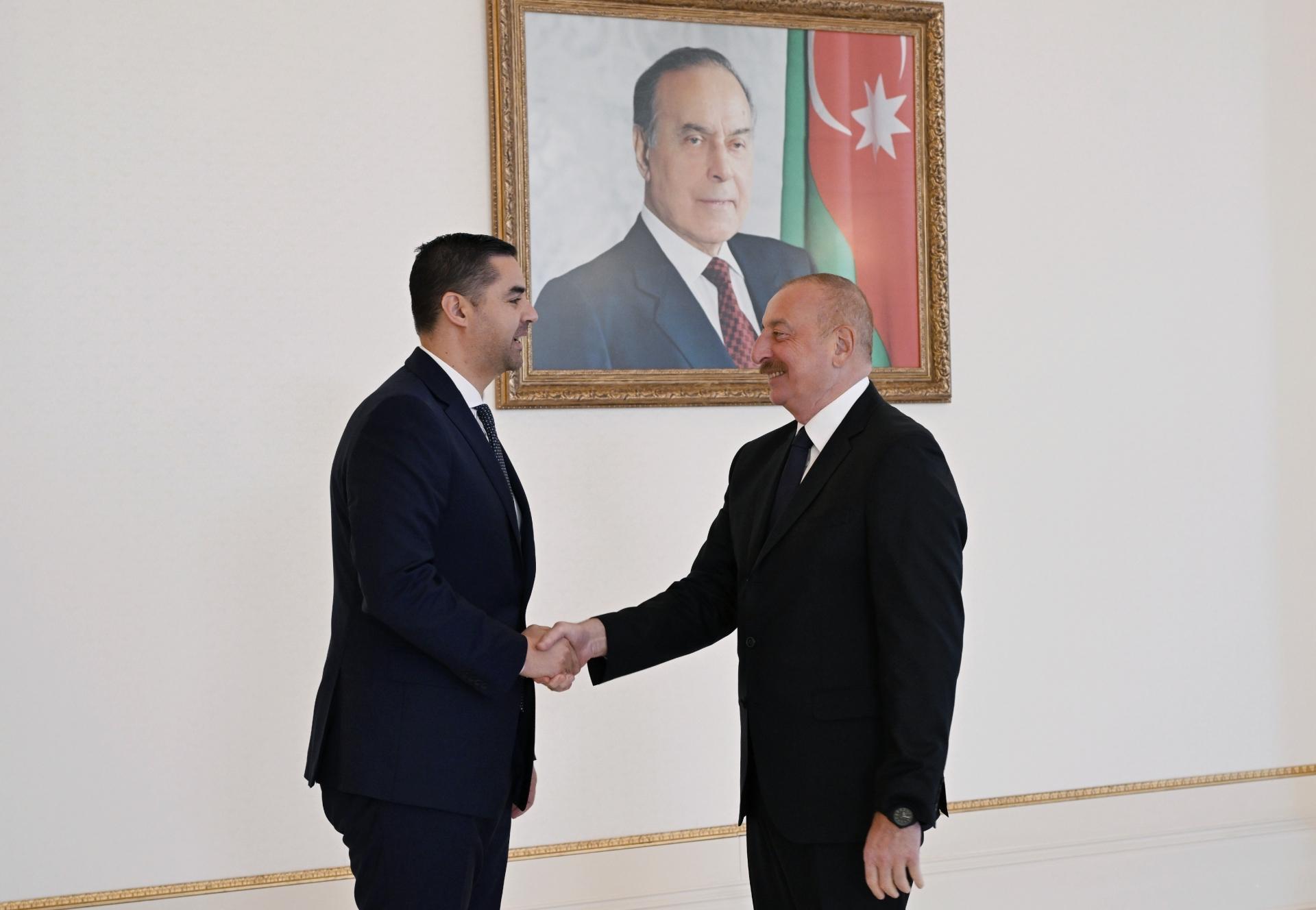 Президент Азербайджана принял делегацию во главе с действующим председателем ОБСЕ