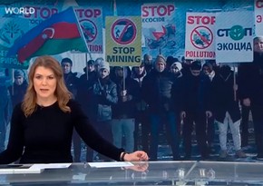 TRT World makes reportage about protests on Khankandi-Lachin road