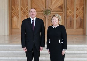 Валентина Матвиенко позвонила президенту Ильхаму Алиеву