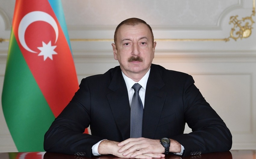Президент Ильхам Алиев поделился публикацией в связи с Международным женским днем – 8 Марта