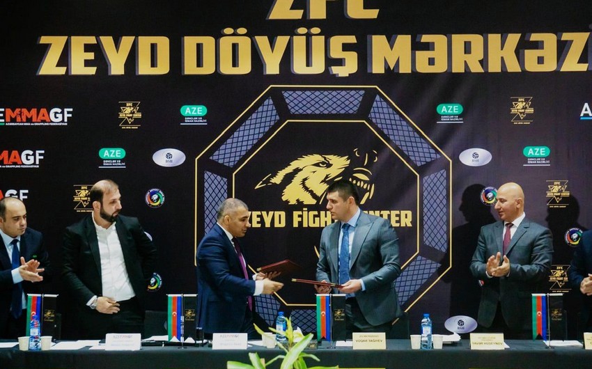 Zeyd Döyüş Mərkəzi ilə Azərbaycan MMA və Qrapplinq Federasiyası arasında əməkdaşlıq memorandumu imzalanıb