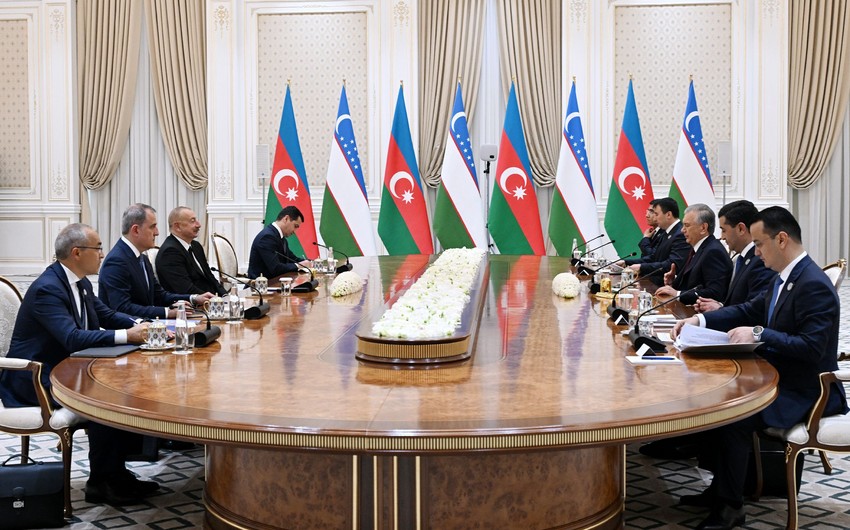 Presidents of Azerbaijan and Uzbekistan hold limited-format meeting in Tashkent