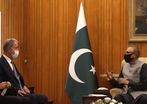 Hulusi Akar Pakistan Prezidenti ilə görüşüb