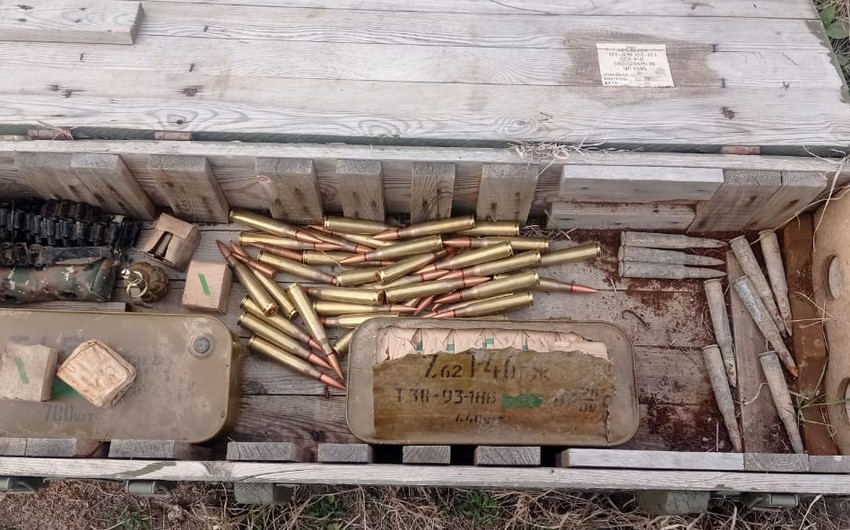 В Агдаме обнаружены боеприпасы