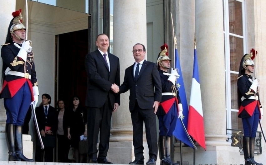 ​Meeting of the Presidents of Azerbaijan and France held in Paris