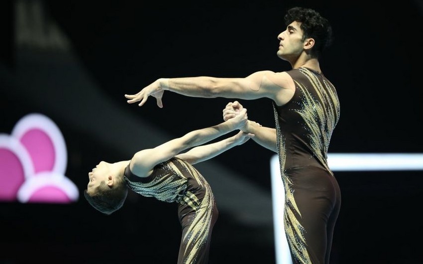 Azərbaycan akrobatları Bakıdakı dünya çempionatında daha bir medal qazanıb