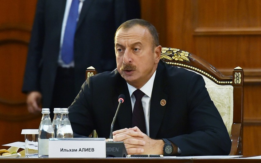Azərbaycan Prezidenti Ermənistan prezidentinin təxribat xarakterli çıxışına sərt cavab verib