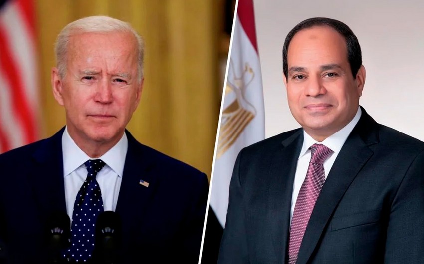 Президенты Египта и США договорились приложить усилия для прорыва на переговорах по Газе