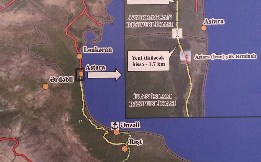 İrandan Azərbaycana çəkilən dəmiryolunun 200 km-lik hissəsi başa çatıb - YENİLƏNİB - FOTO