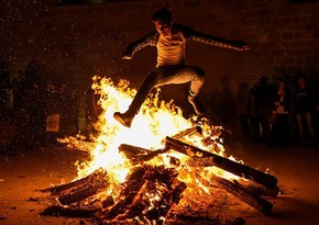 Azerbaijan celebrating Fire Tuesday today