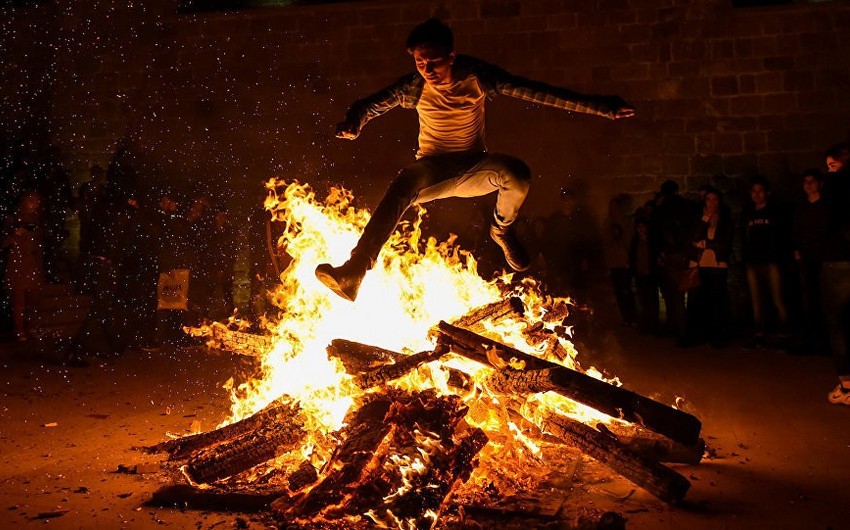 Azerbaijan celebrating Fire Tuesday today