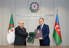 Джейхун Байрамов: Внешнеполитические ведомства Азербайджана и Алжира подписали два протокола 