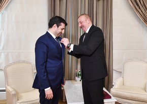 President Ilham Aliyev receives Selcuk Bayraktar
