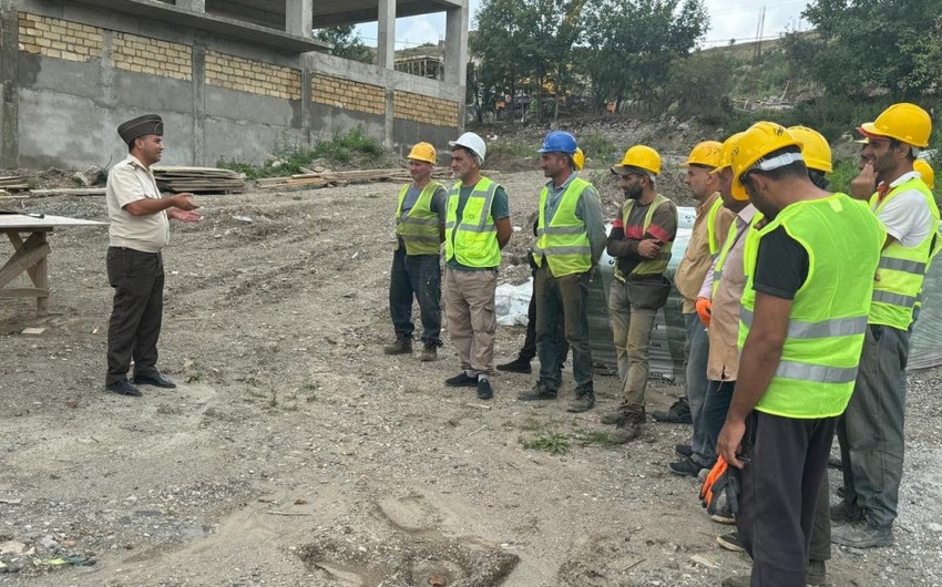 FHN azad edilmiş ərazilərdə yanğın təhlükəsizliyi bağlı tədbir keçirib