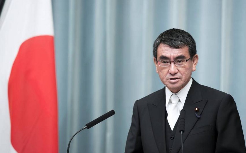 Министр иностранных дел Японии Таро Коно совершит визит в Азербайджан