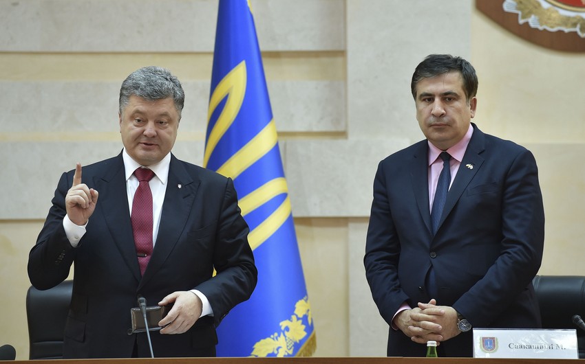 ​Распространена видеозапись ссоры главы МВД Украины и Михаила Саакашвили - ВИДЕО
