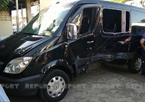 Цепная авария в Лянкяране - шестеро раненых
