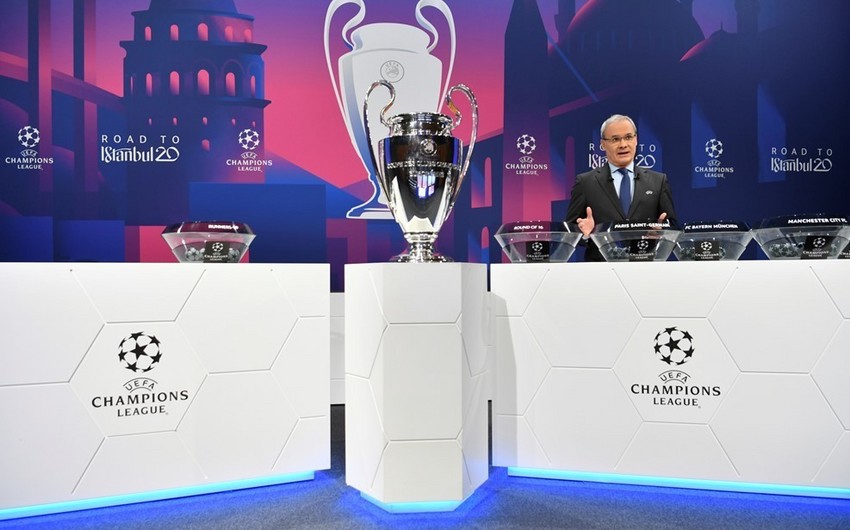 UEFA Çempionlar Liqası: Real Madrid Mançester Sitiyə, Napoli Barselonaya rəqib olub